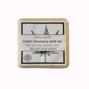 Canna Magic 100mg CBD Sweet Orange & Hemp Oil Soap 145g # 001415
